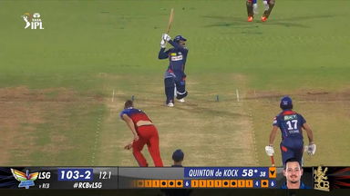 M15: RCB vs LSG – Quinton De Kock Six