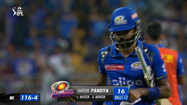 M67: MI vs LSG – Hardik Pandya Wicket