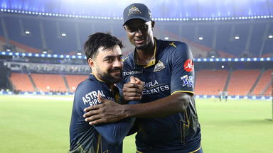 Terrific Titans in Victory, with Rashid Khan and Jason Holder