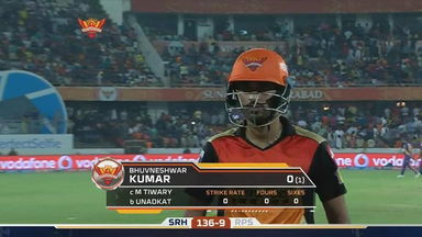 M44: SRH vs RPS – Bhuvneshwar Kumar Wicket