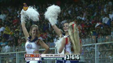 Match 38 KKR vs RCB – Tiwary's Six