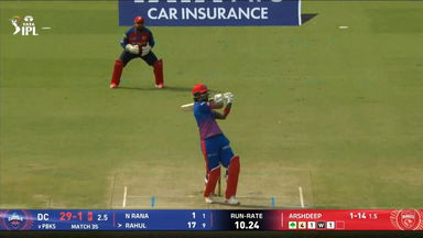 IPL 2026 M35: DC vs PBKS - KL Rahul Six