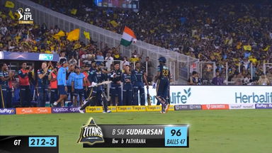 Final: CSK vs GT – Sai Sudharsan Wicket
