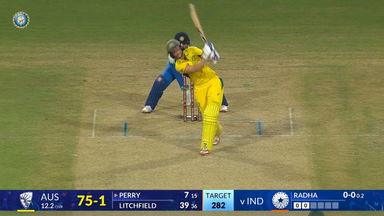 IND-W vs AUS-W 2025, 1st ODI: Ellyse Perry Six