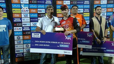 M28: RR vs SRH – TATA Nexon Super Striker of the Match – Kane Williamson