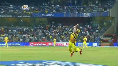M12: MI vs CSK – Faf du Plessis takes a brilliant catch diving backwards