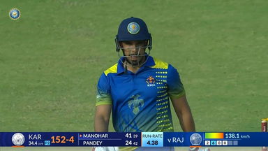 Vijay Hazare Trophy 2023 SF2: Batting prowess ft. Abhinav Manohar