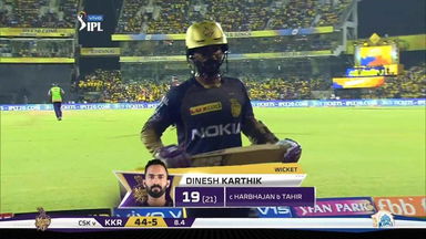 M23: CSK vs KKR – Dinesh Karthik Wicket
