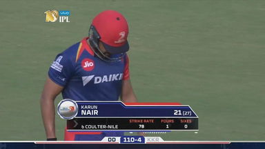 M18: DD vs KKR – Karun Nair Wicket