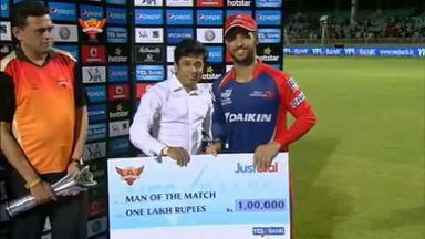 M13: SRH vs DD – Man Of The Match – JP Duminy