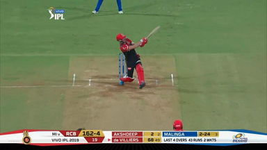 M31: MI vs RCB – AB de Villiers Six