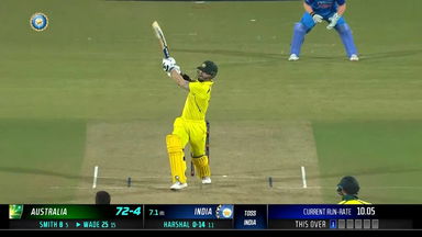 IND vs AUS 2022, 2ND T20I: Matthew Wade  Six