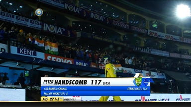 IND vs AUS 2019, 4th ODI: Peter Handscomb Wicket