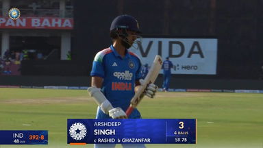 IND vs AFG 2026, 2nd ODI: Arshdeep Singh Wicket