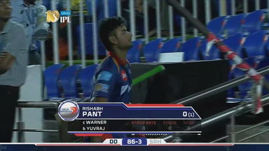 M21: SRH vs DD – Rishabh Pant Wicket