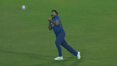 Shardul Thakur's superb running catch