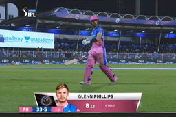 M54: KKR vs RR – Glenn Phillips Wicket
