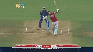 M51: MI vs KXIP – Glenn Maxwell Six