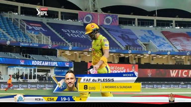M25: CSK vs RCB – Faf du Plessis Wicket