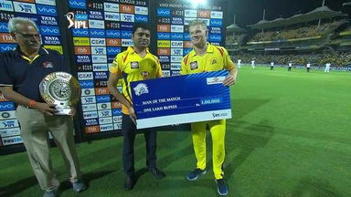 M05: CSK vs KKR – Man of the Match – Sam Billings