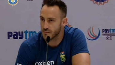 Pre warm-up match PC : Russell Domingo and Faf du Plessis