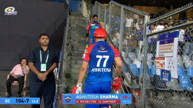 IPL 2025 M63: MI vs DC - Ashutosh Sharma Wicket