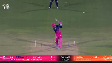 IPL 2026 M36: RR vs SRH - Donovan Ferreira Six