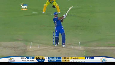 Final: MI vs CSK – Kieron Pollard Six