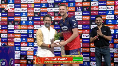 IPL 2025 M01: KKR vs RCB - TATA IPL Green Dot Balls of the Match - Josh Hazlewood