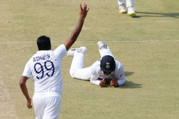 Vihari's stellar catch at short leg