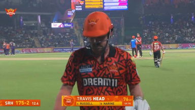 IPL 2025 M68: SRH vs KKR - Travis Head Wicket