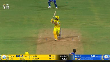 IPL 2025 M38: MI vs CSK - Shivam Dube Six