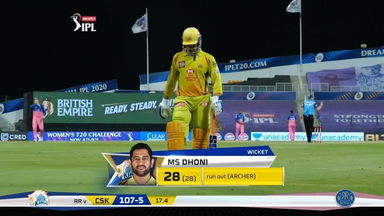 M37: CSK vs RR – MS Dhoni Wicket