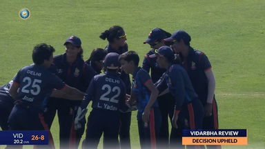 Senior Womens One Day Trophy 2023-24  QF1: Delhi vs Vidarbha: Fall of Wickets