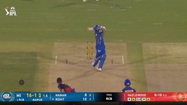 IPL 2026 M54: RCB vs MI - Rohit Sharma Six