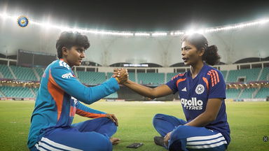 Spin twins Sree Charani & Prema Rawat sum up India's dominating win