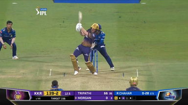 M34: MI vs KKR – Eoin Morgan Six
