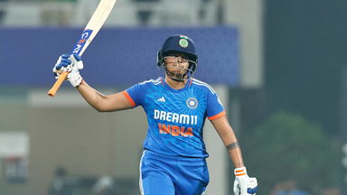 Super Shafali's cracking knock of 64*(44)