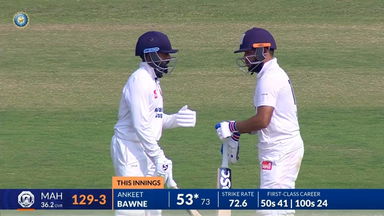 Ranji Trophy 2024/25, Maharashtra vs Services, Day 2: Match Highlights