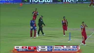 M26: DD vs RCB – Domnic Joseph Wicket