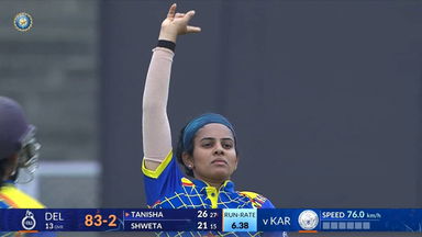 Senior Women's T20 Trophy 2025, Karnataka vs Delhi: Sahana Pawar wields her magic with 3/11
