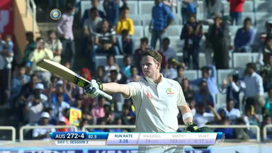 IND vs AUS 2017 - 3rd Test : Aus 1st Inns Highlights