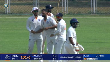 Ranji Trophy 2025, Mumbai vs J & K: Auqib Nabi's billiant spell of 4/80