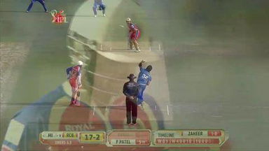 M5: RCB vs MI –  Virat Kohli Wicket