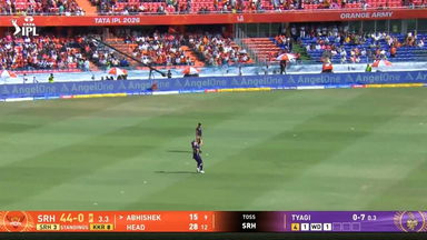 IPL 2026 M45: SRH vs KKR - Fall of Wickets