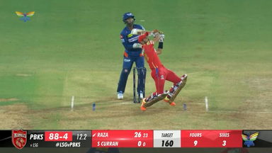 M21: LSG vs PBKS – Sikandar Raza Six