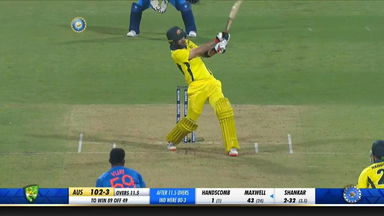 IND vs AUS 2019, 2nd T20I: Glenn Maxwell Six