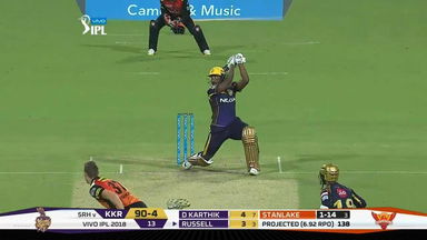M10: KKR vs SRH – Andre Russell Six