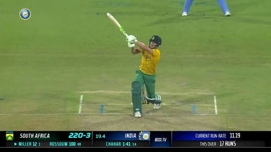 IND vs SA 2022, 3RD T20I: David Miller  Six