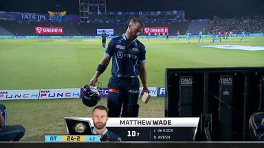 M57: LSG vs GT – Matthew Wade Wicket